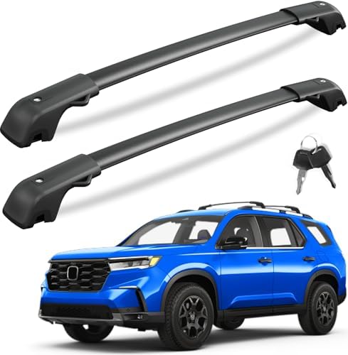 KINGGERI 300lbs Lockable Roof Rack Cross Bars for Honda Pilot 202...