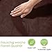 heimtexland Kuscheldecke flauschig Flanell Wohndecke warm Oekotex Tagesdecke Überwurf Sofadecke fusselfrei Fleecedecke Super Soft XL Decke 150x200 cm Typ380 Schoko braun