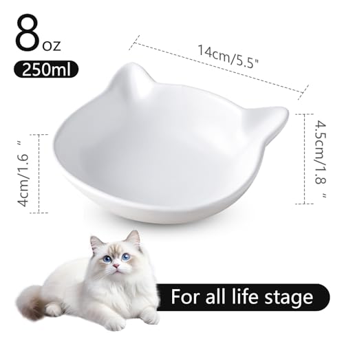 Gamelle en céramique pour chat lavable et anti-glisse - 4