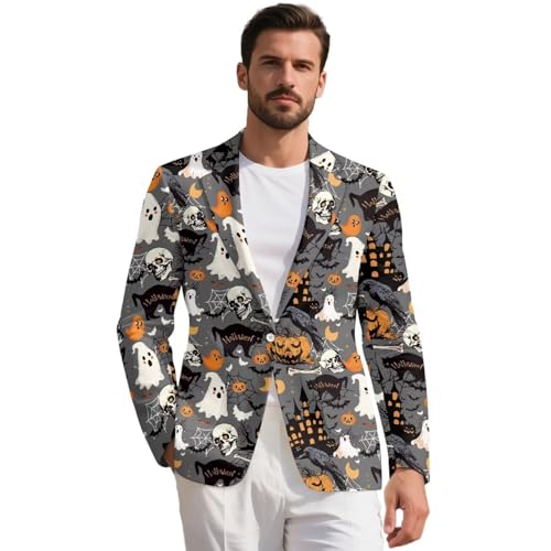 Festival Jacket for Men Casual Blazer with Pockets