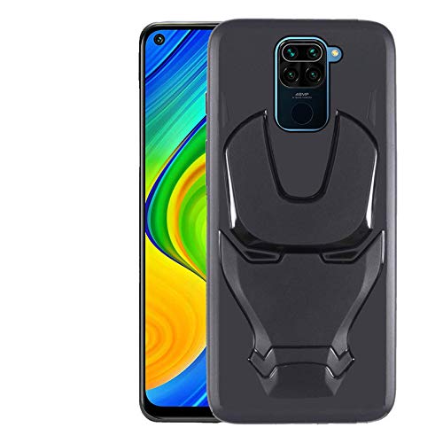 VIDO 3D Iron Man Avengers Back Case Cover | 360 Degree Protection | Shock Proof | Screen & Camera Protection | Soft Silicon Rubberised Back Cover for MI Redmi Note 9 (B08ZY5VC3P) Amazon Price History, Amazon Price Tracker