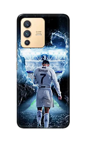 Image of Printed Hard Back Cover Case for Vivo V23 5G Back Cover (Footbal Legend) -1302