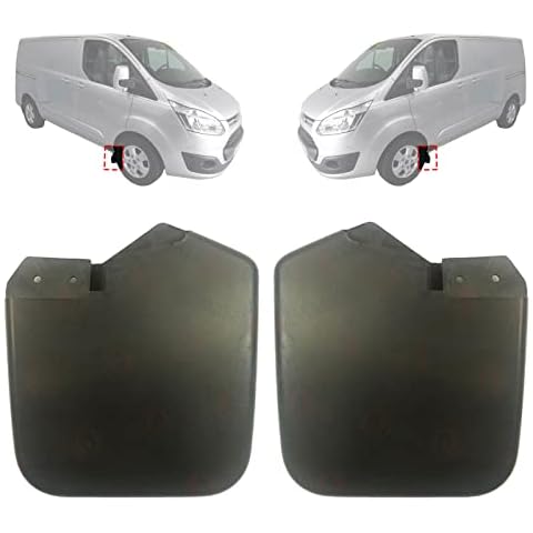 Pair of Front Left Right Side Mud Flaps Shield Mud Splash Guard Fits Transit Custom 2012 Onw Cover