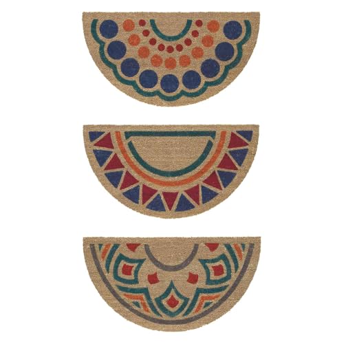 ZERBINO MEZZALUNA 'TROPICAL' cm. 40 x 70 fantasia