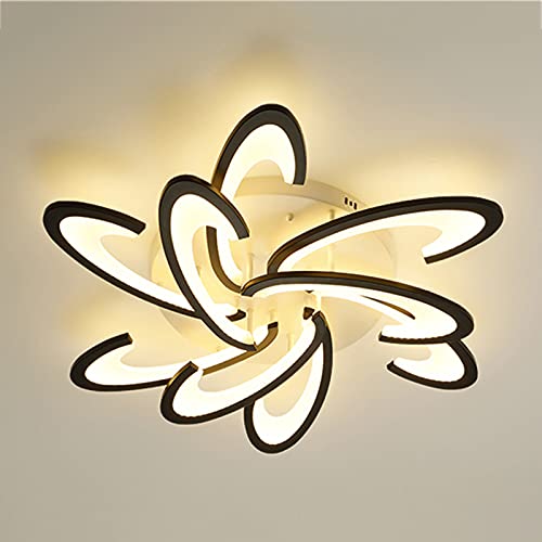 Plafonniers LED d'éclairage acrylique modernes HNVBDOPAE au design épuré