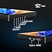 12.3 Portable Touchscreen Monitor,1920*720 IPS Mini Touch Screen,Travel Display with Foldablestand & Speaker, HDMI USBC CNC External Monitor for Laptop Phone Aida64 GPU CPU RAM Monitoring, VESA
