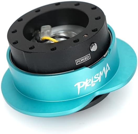 Miniatura 3 de NRG Innovations NRG-SRK-143BK-MF - Kit de adaptador de liberación rápida para volante, cuerpo negromenta, anillo con forma de corazón, 0.236 x