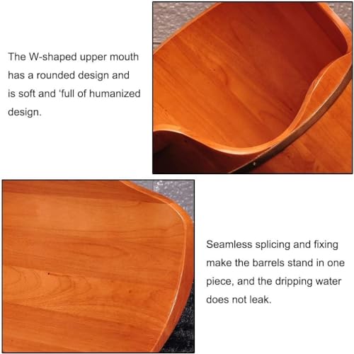 Cubeta de madera para baño de pies ergonómica miniatura 4