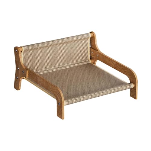 SZLIFE Tiragraffi per Gatti, Tappetino Tiragraffi, a Forma di Divano, Rialzato, Moderno Ed Elegante, 51 X 46 X 28 Cm, Giocattoli Tiragraffi, Mobili per Gatti