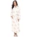 Carole Hochman Women's Floral Diamond Quilted Robe