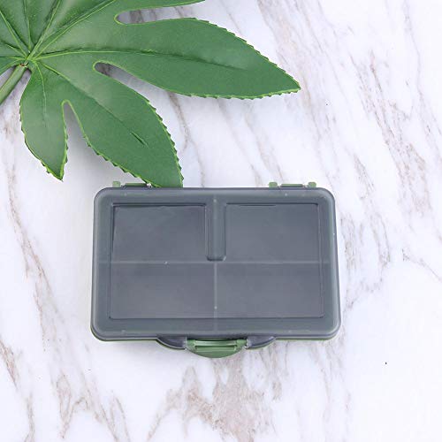 Ganchos de peixe limpos de plástico para pesca recipientes de iscas caixa de armazenamento organizad