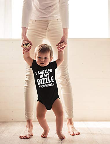 CBTwear I Shizzled in My Dizzle for Rizzle - Baby Clothes - Funny Newborn Bodysuit Outfits for Boys and Girls3