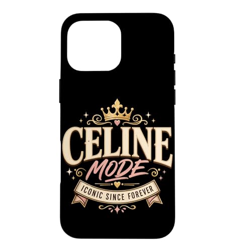 Celine Mode �ے��I�Ȗ����N���E�� �O���t�B�b�N Since Forever Name �X�}�z�P�[�X iPhone 16 Pro Max �p