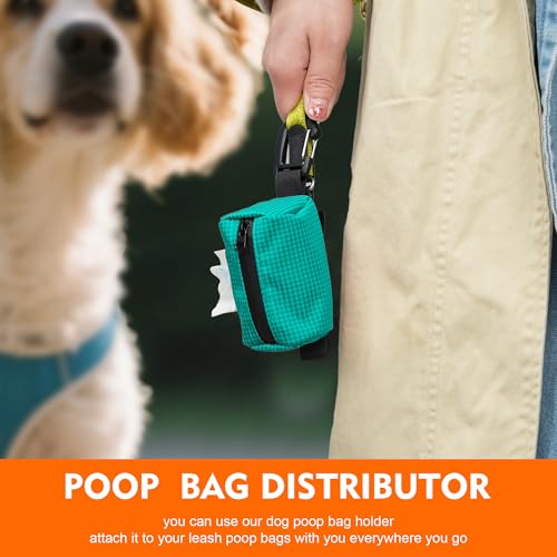 Image of Dog Poop Bag Holder for Leash,Lightweight Dispenser for Pet Waste Bags,Lightweight Dispenser for Pet Waste Bags,Poop bag dog bag dispenser (blue)