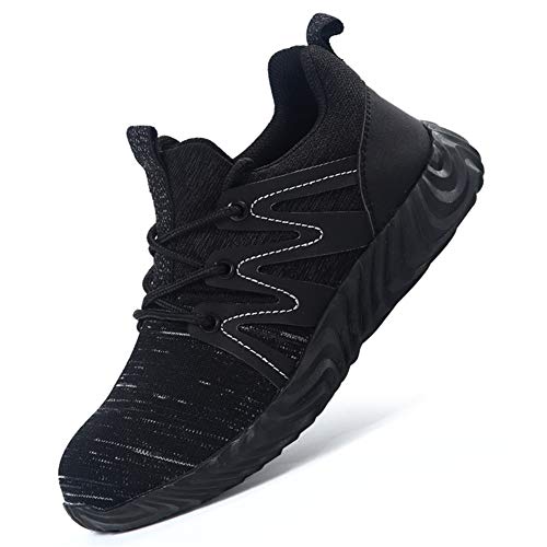 Aizeroth-UK Unisex Hombre Mujer Zapatillas de Seguridad con Punta de Acero Antideslizante Transpirable S3 Zapatos de Trabajo Calzado de Trabajo Deportivos Botas de Protección Industria Construcción Cover