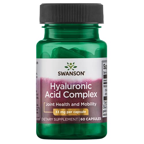 Swanson Hyal-Joint Hyaluronic Acid Complex 33 Milligrams 60 Capsules #TOP8