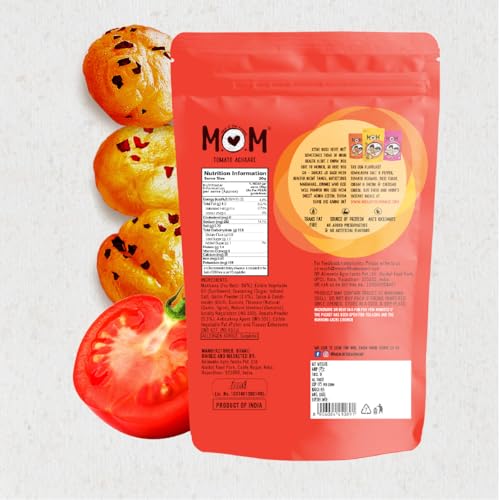 Image of MOM - Meal of the Moment, Roasted Tomato Achaari Makhana, 52g /56g | Gluten Free | Anti Oxidants | MSG Free | Zero Trans Fat | No added Preservatives and No Artificial Flavours