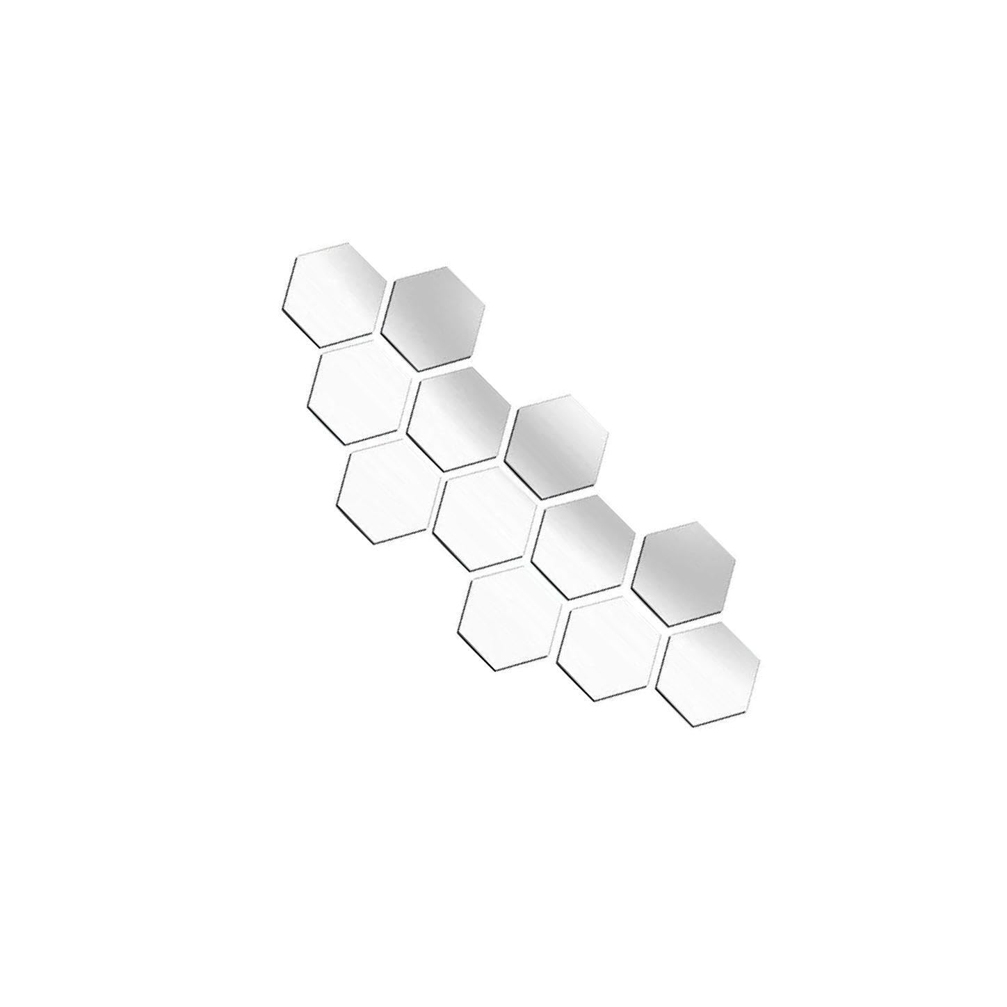 ALCXAZS Exclusive Hexagon Kim Daro Mirrors Tiles Wall Playful Easy to Paste Removable Sticker Options Available Octagons Picture Room Decor Acrylic Shap Tile