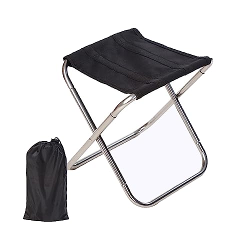 Klapphocker Camping - Leichter Falthocker Mit Tasche Für Outdoor & Garten
