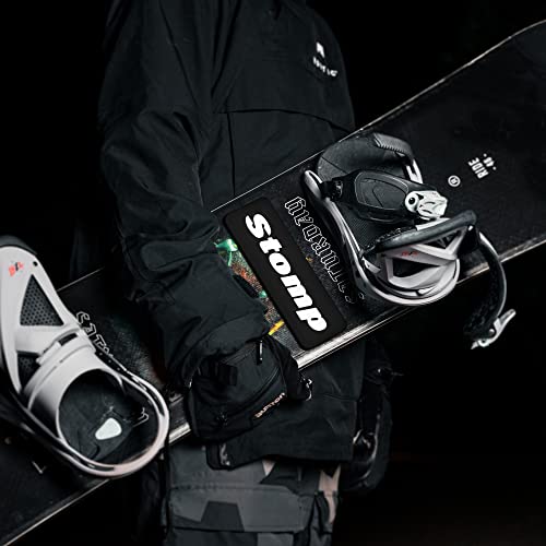 Goody Snowboard Stomp Pad - Foam Snowboarding Grip Of 7.25" X 7.25", Light Weight And Anti-Slip (Black) #TOP3