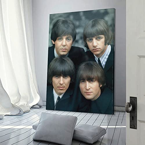 LORGL Poster décoratif sur toile The Beatles – Impression moderne pour chambre à coucher – 50 x 75 cm - Les Beatles, Paul McCartney, John Lennon, RIngo Starr, George Harrison LORGL Poster décoratif sur toile The Beatles - Impression moderne pour chambre à coucher - 50 x 75 cm – Image 4