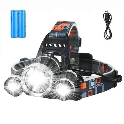 HapopFan Stirnlampe Wasserdichte, LED Stirnlampe mit 4 Modi, superhelles...