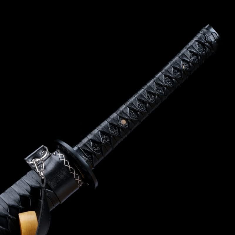 Miniatura 2 de Zhmyyxgs - Katanas para Kill Bill con tema de película, espadas japonesas 1045 de acero al carbono hechas a mano, afeitadora afilada de poliuretano