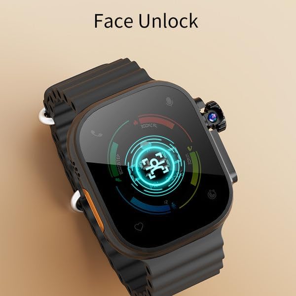 SE HUB CDs9 Premium Smartwatch, 4G SIM, 2.2-Inch AMOLED, 8GB RAM, - Image 5