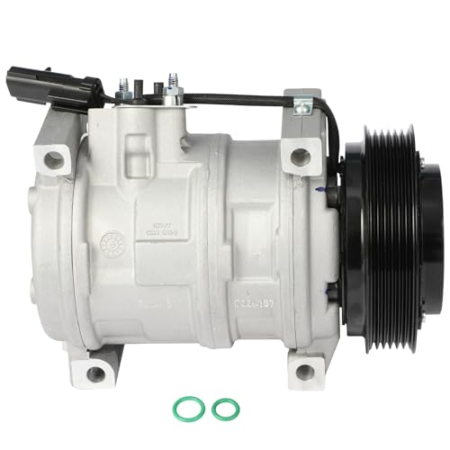 Image of ECCPP AC Compressor Direct Fit for Jeep Liberty L4 2.8L 2005-2006 | 97382,98382,Fast Cooling AC Compressor with Clutch Low Vibration Under 72db Reduces Engine Load Fuel Efficient