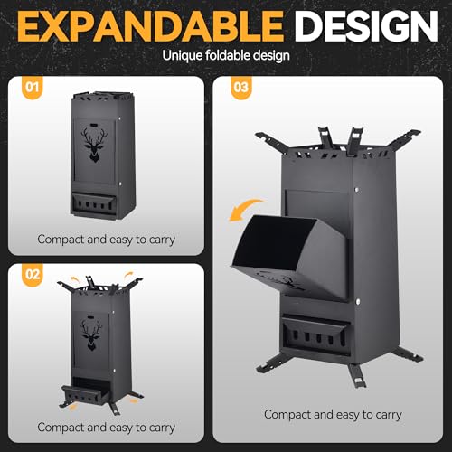 Xdcfla Collapsible Rocket Stove thumb #6
