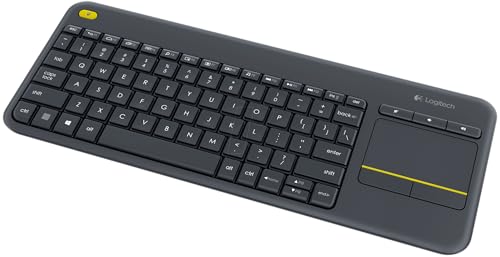 Logitech K400 Plus Touch Wireless Tastatur (QWERTZ, deutsches Tastaturlayout) (schwarz | 5er Pack)