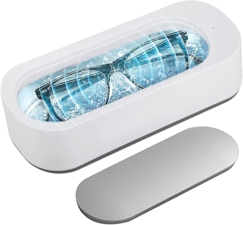 Ultrasonic Jewelry Cleaner,250 ML Portable Professional Household Ultrasonic Cleaning Machine for Jewelry for Cleaning Jewelry,Ring,Necklaces,Eyeglass,Watches,Razors,Makeup Brush,Coins, Dentures,Toys image 2