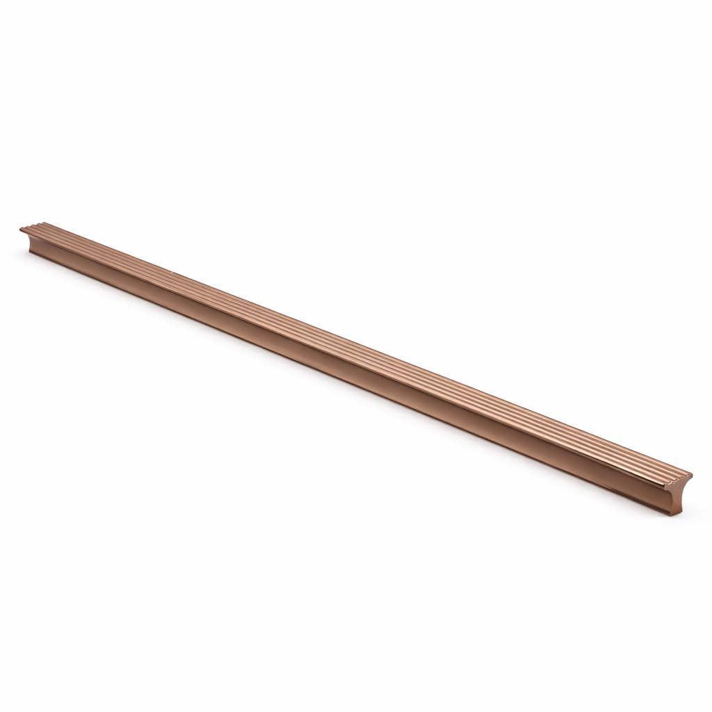 Foça Çizgili Bronz 800 mm 80 cm Çekmece Kulp Modern Metal Dolap Kulbu Mutfak Banyo Gardırop