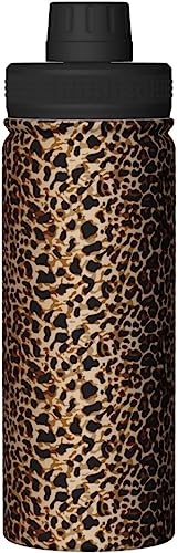 ヒョウ柄 豹柄 (5) アニメ 水筒 真空断熱 保温 保冷 スポーツボトル 人気 ステンレスボトル スポーツ飲料対応 漏れない 直飲み530ml 男の子 女の子 おしゃれ 大人 子供 グッズ キャラクター 雑貨 zj83