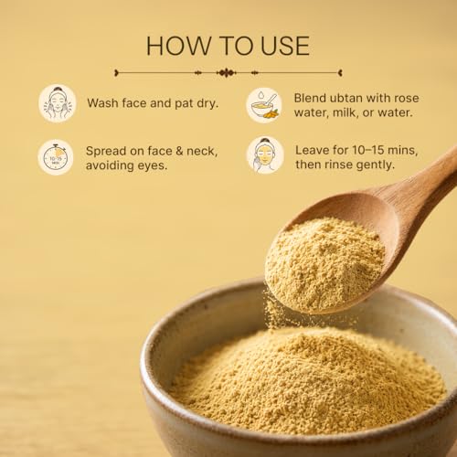 Image of TrendTree Ubtan Exfoliating Powder | Heritage Beauty Ritual with Sandalwood, Rose & Multani Mitti for Smooth, Radiant Skin | 115g