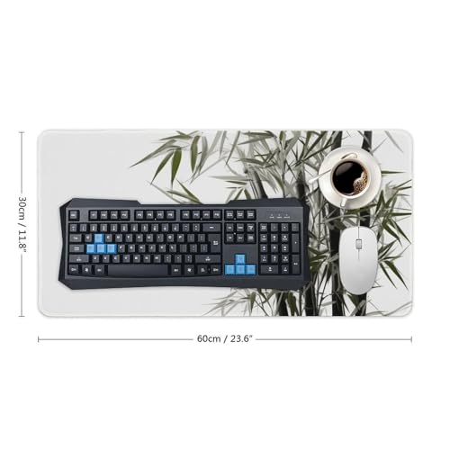Pad para escritorio grande con base antideslizante blanca miniatura 2