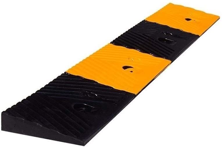 Rampe pour fauteuil roulant en caoutchouc durable de 3,8 cm pour seuil de restaurant et hôtel