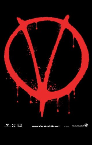 (11x17) V For Vendetta Logo Movie Poster