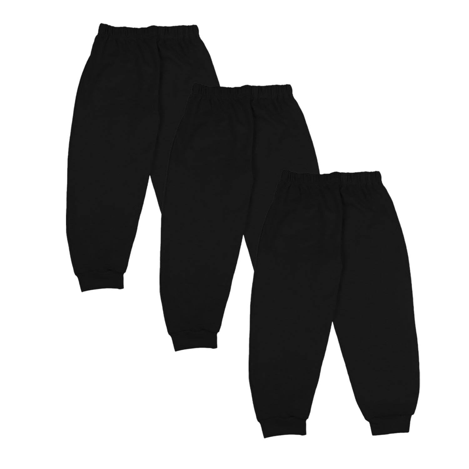Sakuya Cotton Joggers for Kids | Pack of 3 | Superior-Grade Cotton Pajama Bottoms with Elastic Waistband, Lightweight & Breathable Fabric for Play, Sleep, for Kids Sakuya Cotton Joggers for Kids | Pack of 3 | Superior-Grade Cotton Pajama Bottoms with Elastic Waistband, Lightweight & Breathable Fabric for Play, Sleep, for Kids