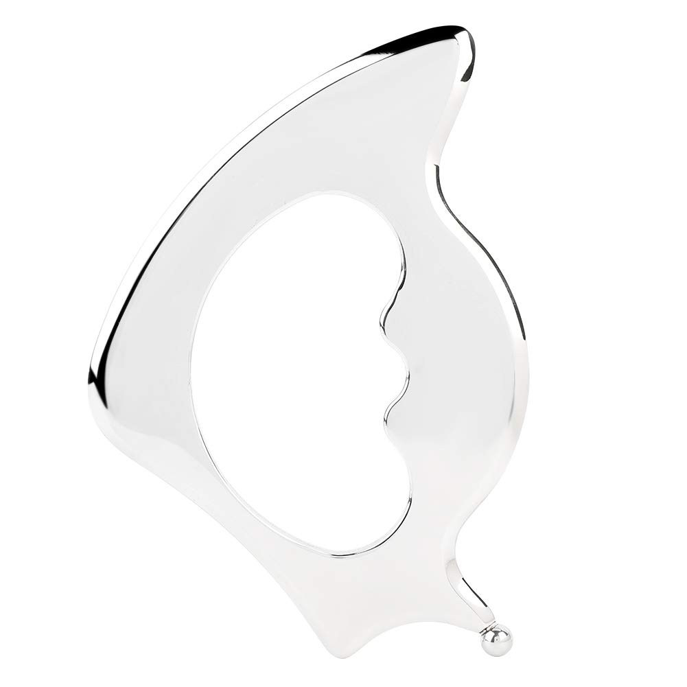 Body Gua Sha Tool para crema de masaje, superficie lisa pulida, placa raspadora para el cuidado de la salud para cara, cuello, hombros, pies, mejora la circulación