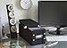 Snap-N-Store CD Storage Box - Pack of 1 - Durable 5.1 x 5.1 x 13.2 Inch Disc Holder with Lid to Store up to 165 Discs - Black