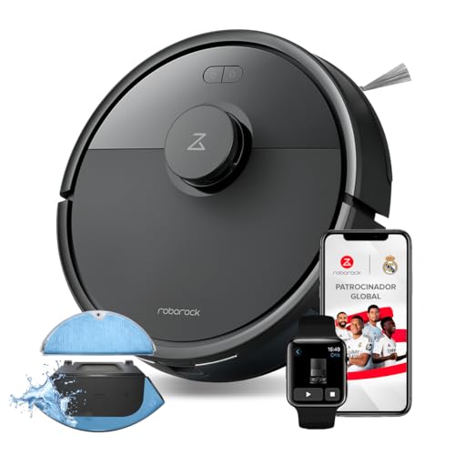 La Mejor Lista de Aspiradoras los más solicitados. 46 roborock Q7 L5 Robot aspiradora y trapeador, succión de 8,000 Pa, Sistema Doble Antienredos, navegación LiDAR, Contenedor de Polvo y Agua Grande, autonomía hasta 210m² control...