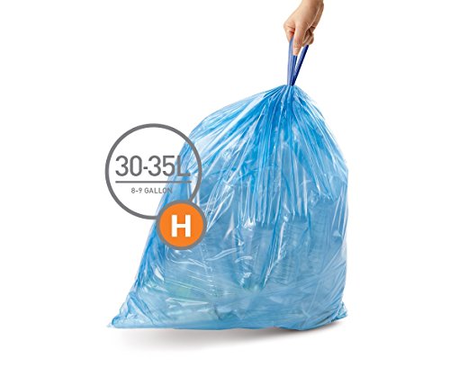 Image of code H blue recycling custom fit liners
