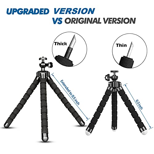 Phone Tripod, Portable Flexible Tripod With Remote For Iphone 14 13 12 11 Pro Max Xs Xr X Android Camera Webcam Mini Travel Tripod Stand Iphone Holder For Video Recording Vlogging Selfies #TOP3