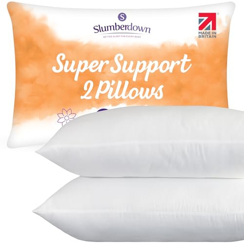 Slumberdown Firm Support Side Sleeper Pillows 2 Pack