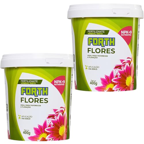 Kit 2 Forth Flores 400g, Adubo Floral, Floração, Fertilizante, Mi...