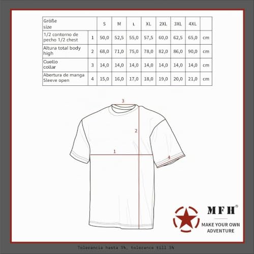 Polo Security MFH negro cómodo para turnos largos de vigilancia activa 3