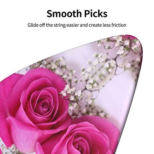 Ensemble de 6 médiators de guitare rose rose pour guitare acoustique, guitare électrique, basse, ukulélé – fin, moyen et… - Les Beatles, Paul McCartney, John Lennon, RIngo Starr, George Harrison Ensemble de 6 médiators de guitare rose rose pour guitare acoustique, guitare électrique, basse, ukulélé - fin, moyen et… – Image 8