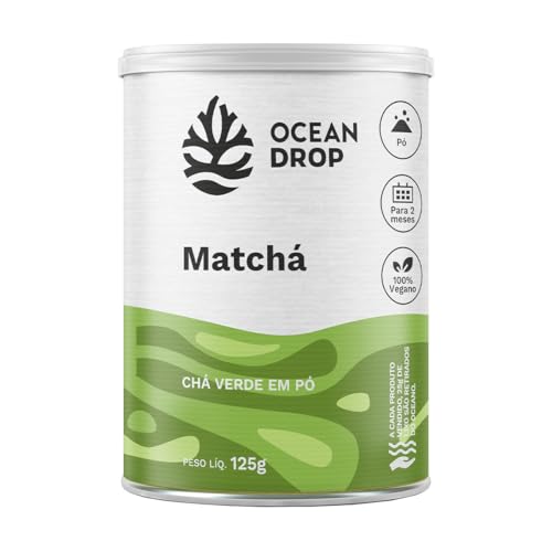 Matchá em pó 125g - Ocean Drop