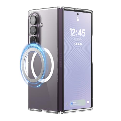 Image of elago Magnetic Clear Case for Samsung Galaxy Z Fold 8 Ultra Case | Compatible with MagSafe Charger, Strong Magnetic Power, Premium PC, Shockproof Bumper, Protective Cover (Magnetic Clear)